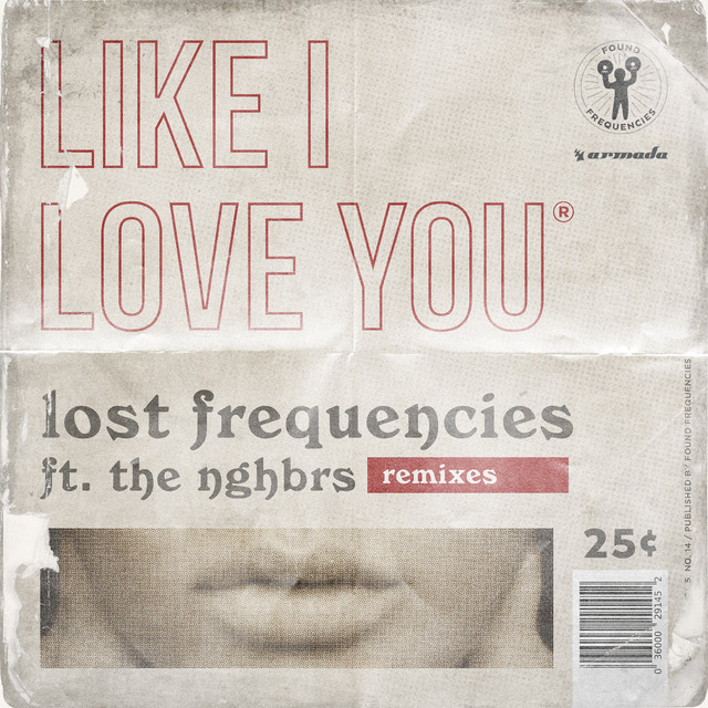 Cover artwork for Like I Love You by Lost Frequencies